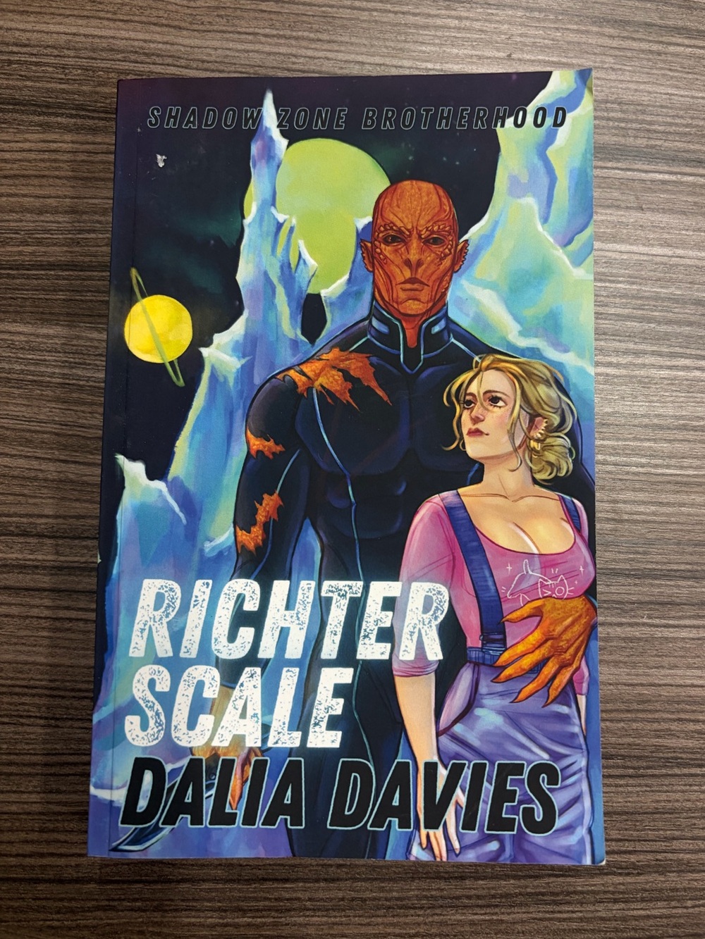 Richter Scale by Dalia Davies paperback book